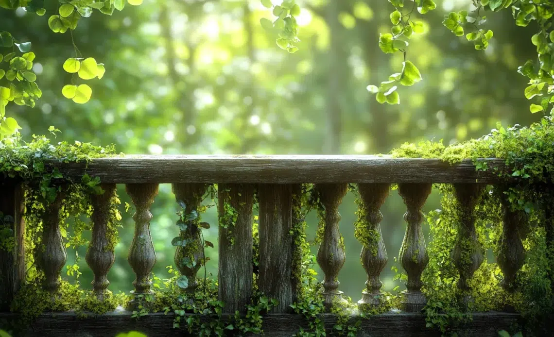 balcon en forêt